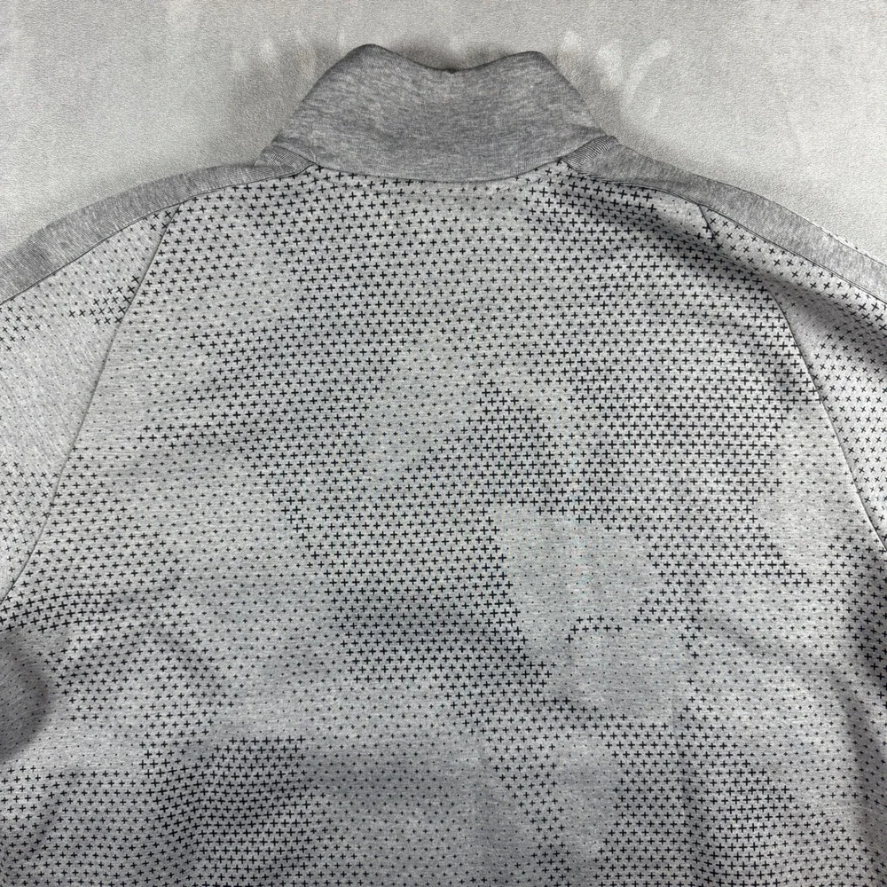 Nike Tech Fleece Track Jacket Mens XXL Grey Black Cross 886172-091